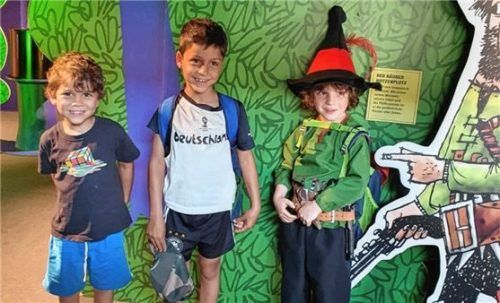 Bei der Räuber Hotzenplotz-Ausstellung konnten die Kinder selbst aktiv werden.