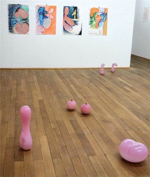 Blick in die Ausstellung „Candy dreams“ in der Kunstmühle.Foto .friedrich