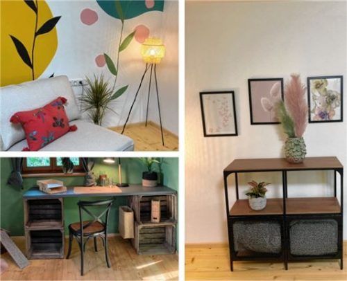 Das Arbeitszimmer nach der Umgestaltung. Fotos privat