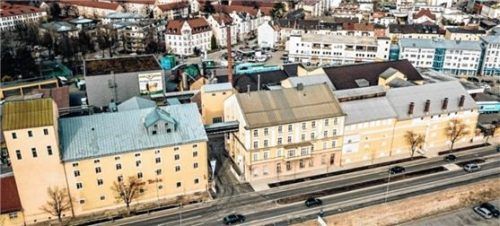 Der Auerbräu-Brauereistandort in der Münchener Straße in Rosenheim. Foto Auerbräu