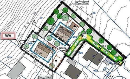 Der Entwurf für den Bebauungsplan „Törwang Am Anger“. Gemeinde Samerberg