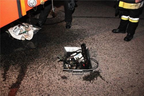 Diese Lichterkette hat für einen Brand in einer Wohnung an der Münchener Straße gesorgt.
