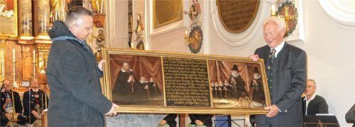 Jubiläumsjahr an der Kirche Heilig Blut am Wasen: 400 Jahre Weidacher-Epitaph, 370 Jahre Sebastianswallfahrt Foto Frick/ Franz Knarr