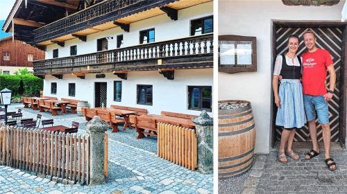 Julius Fischer und Julia Wenning hatten das Müllner Stüberl zwischenzeitlich für rund sieben Monate wiederbelebt. Fotos Archiv/re