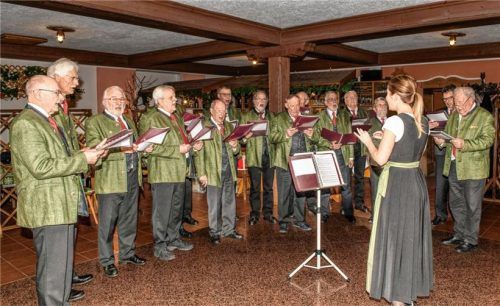 Musik lag in der Luft beim Jubiläumsabend des Männergesangvereins. Fotos heinz/re