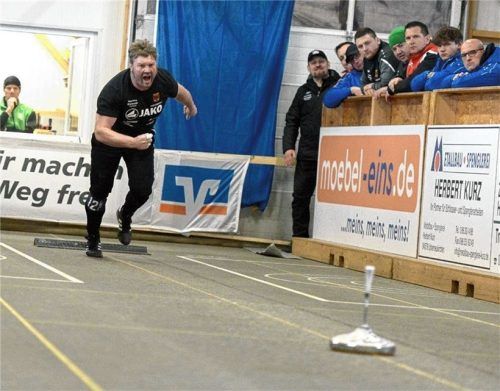 Peter Rottmoser vom SV Schechen will seinen EM-Titel verteidigen.Foto Albert Kamhuber