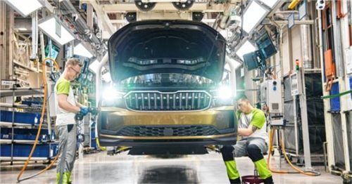 Produktion des Škoda Kodiaq im Werk Kvasiny. Foto Autoren-Union Mobilität/Škoda