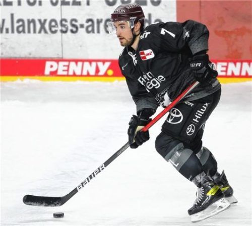 Starbulls-Neuzugang: Dominik Tiffels, hier im Trikot der Kölner Haie. Foto Rene Weiss/Eibner-Pressefoto
