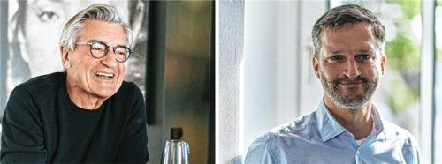 Zwei, die sich gut verstanden haben: Franz Xaver Gernstl (links) und Johannes Honsell. Gernstl bezeichnet den jüngst verstorbenen Regisseur und Miterfinder von „Checker Tobi“ als „einen der wichtigsten Figuren“ des Produktionsunternehmens Megaherz. Foto Megaherz