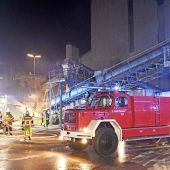 Inferno im Kieswerk
