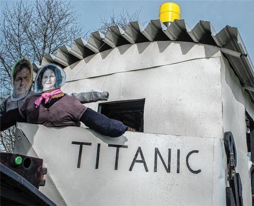 An Bord der Titanic gesichtet: die Minister Habeck und Baerbock.Fotos stache