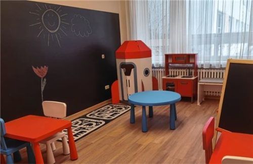 Bereit zum Spielen: das Kinderzimmer.