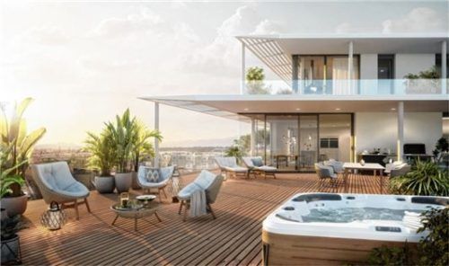 Das Penthouse am Roxyberg soll in Zukunft auch große Dachterrassen haben.