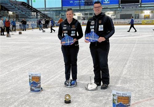 Die beiden EM-Botschafter Marina Dunstmair (links) und Stefan Thurner müssen in Waldkraiburg auch noch um ihre Nominierung kämpfen.Foto Albert Kamhuber