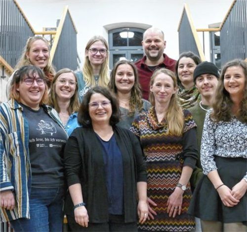 Die ehemaligen Freiwilligen der Stadtbibliothek Rosenheim. Foto Stadtbibliothek Rosenheim
