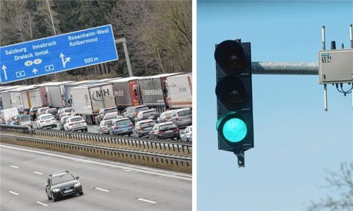 Eine Dosierampel für die Inntal-Gemeinden: Würde das bei der Blockabfertigung helfen? Foto Uwe Lein (dpa)/ Marcus Brandt (dpa)