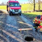 Biber ruft Feuerwehr auf den Plan