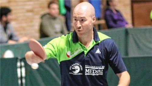 Michael Silhak brachte den SB DJK Rosenheim zwischenzeitlich mit 5:3 in Führung. Foto Gerhard Erlich