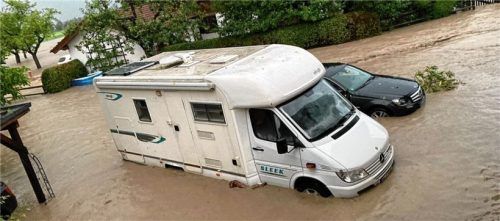 Nach dem verheerenden Hochwasser unter anderem in Götting soll ein Sturzflut-Risikomanagement erstellt werden.