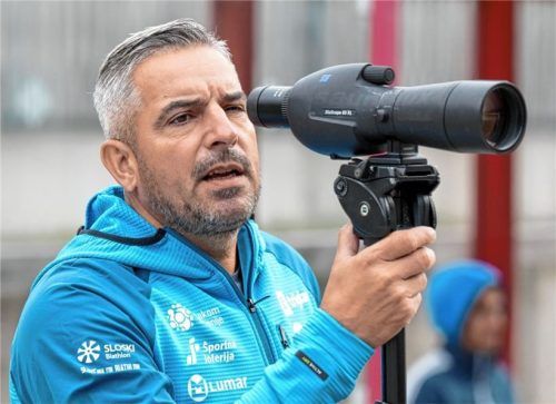 Ricco Groß, Trainer der slowenischen Biathleten, will bei der WM mit seinem Team für Überraschungen sorgen.Foto Ernst Wukits