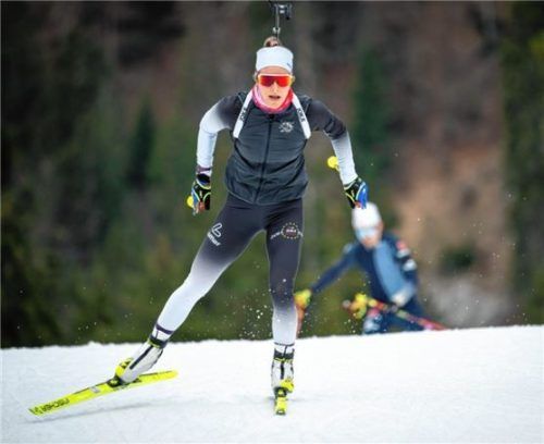 Sophia Schneider hofft bei der WM auf einen Start in der Staffel.Foto Ernst Wukits
