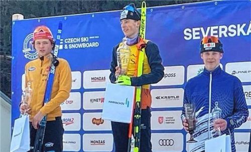 WSV-Doppelpodium: Benedikt Gräbert und Felix Brieden holten Silber und Bronze in Tschechien.Foto Privat