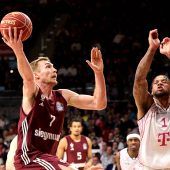 Basketballer des FC Bayern im Schongang