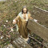 Rätselraten um Jesus-Statue