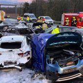 Nach Massen-Karambolage auf der A3: Bub außer Lebensgefahr