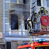 Flammen-Inferno in Altbau