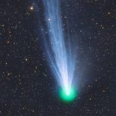 Der Lichtschweif-Komet besucht Bayern