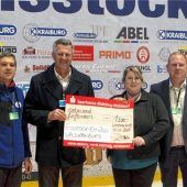 Spende für die Eisstock-EM