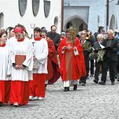Ölzweige und Palmbuschen geweiht