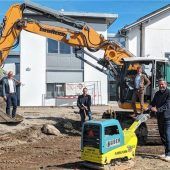 Spatenstich für das Bankhaus Rechtmehring-Soyen-Albaching