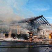 Hoher Schaden bei Zimmerei-Brand