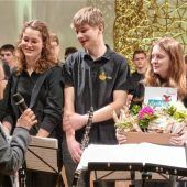 Jugendblaskapelle Altmühldorf spielt für Familien- und Jugendberatung der Caritas