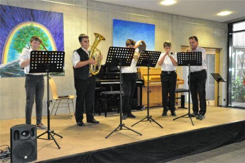 Ab September bekommt die Musikschule Verstärkung von zwei erfahrenen Lehrern. Ihre Fachgebiete sind das hohe Blech, wie Trompete und Flügelhorn, und das Tiefblech, wie Tenorhorn oder Posaune. Foto Merk