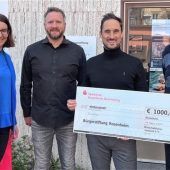 Statt Geburtstagspost 1000 Euro für die Rosenheimer Bürgerstiftung