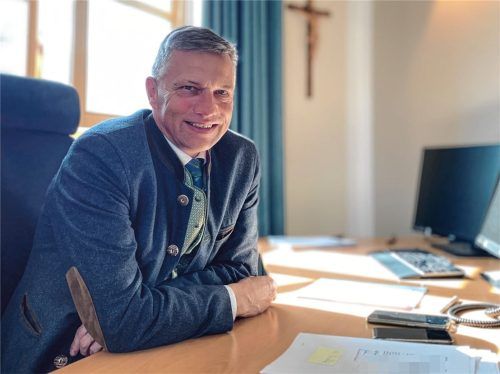 Anton Wallner war sechs Jahre Bürgermeister von Bad Feilnbach. Am Donnerstag, 14. März, ist sein letzter Arbeitstag im Rathaus.Foto  Lagler.