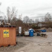 Container für Geflüchtete errichtet