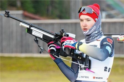 Ben Beyreis wurde in beiden Sprints in Ruhpolding und auch in der Gesamtwertung Zweiter.Foto Ernst Wukits