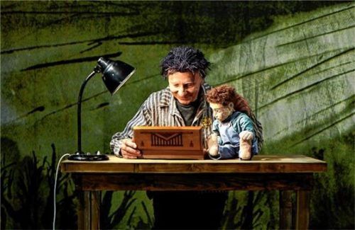 Das Pantaleon Figurentheater spielt das Stück „Für Tommy zu seinem dritten Geburtstag in Theresienstadt“. Foto re