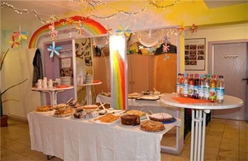 Der Gemeindekindergarten Haag empfing die Eltern mit Kaffee und Kuchen.Foto Gemeindekindergarten Haag