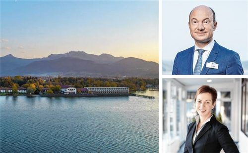 Der Medical Park Chiemseeblick ist ab sofort Lehrkrankenhaus der LMU München. Prof. Dr. Andreas Menke, Ärztlicher Direktor und Chefarzt, und Geschäftsführerin Stefanie Ludwig sind überzeugt, dass die Zusammenarbeit die Klinik weiter stärken wird. Foto Medical Park Chiemseeblick