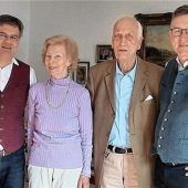 Viel Besuch zum hohen Geburtstag