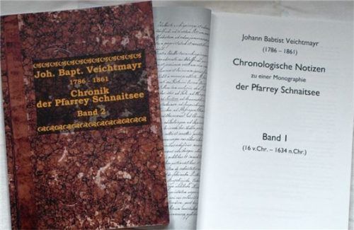 Die beiden Originalbände umfassen jeweils 850 Seiten. Foto Hellmeier