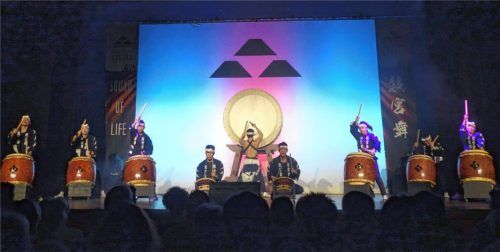 Die japanische Formation „Kokubu“ bot mit ihrer Trommel- und Tanzpräsentation eine tolle Performance.Foto friedrich