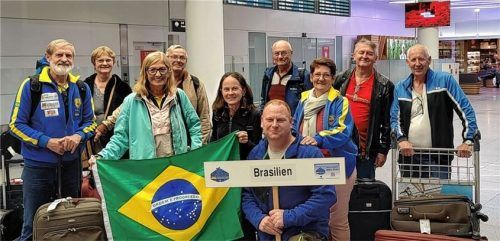 Die neunköpfige Delegation aus Brasilien ist schon in München angekommen.Foto Kamhuber