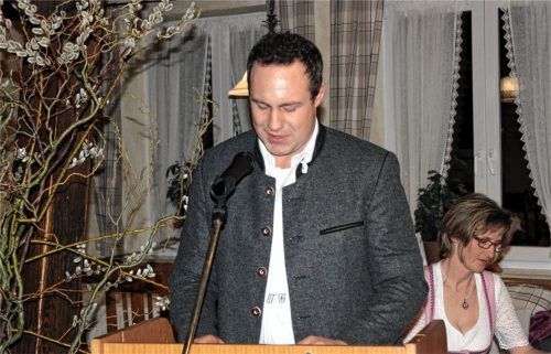 Ein reges und spannendes Gartenjahr 2023 ließ Thomas Gasteiger in seinem letzten Bericht als Schriftführer noch einmal Revue passieren. Foto Strim