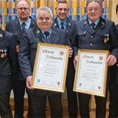 Ehrungen stehen im Fokus der Feuerwehr